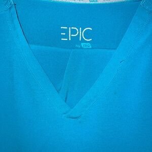 Epic Gray V-Neck Top